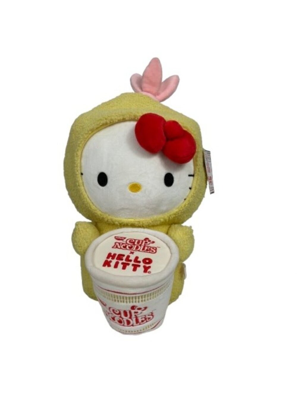 NEW Kidrobot Nissin Cup Noodles Hello Kitty 16 Inch Tempura Plush Toy 2022